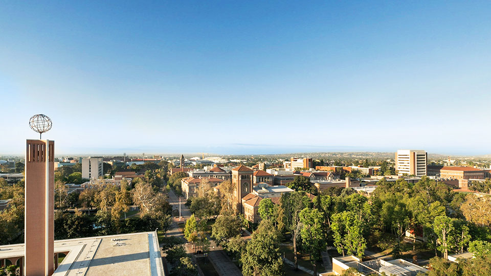 View from Waite Phillips Hall rooftop