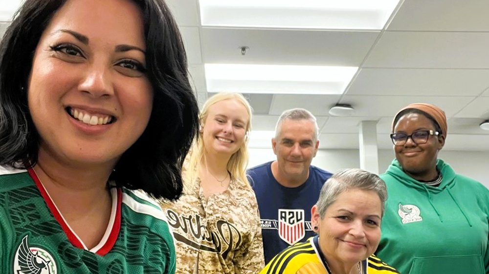 Trojans celebrate the World Cup